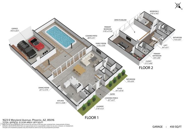 1623 E MARYLAND Avenue, Phoenix, AZ 85016