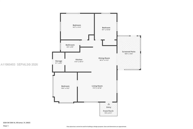 6264 SW 20th St, Miramar, FL 33023