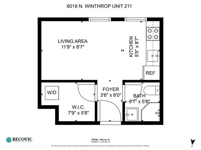 6019 N Winthrop Avenue 211, Chicago, IL 60660