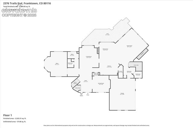 2376 Trails End NA, Franktown, CO 80116