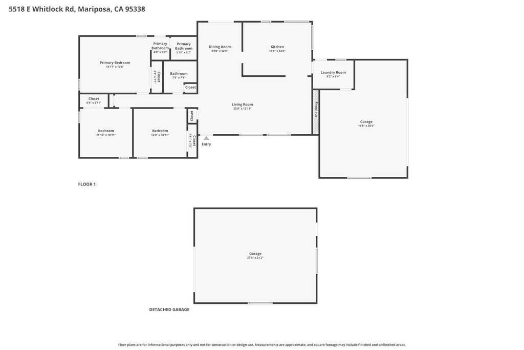 Image 5 of property listing at 5518 E Whitlock, Mariposa, CA 95338
