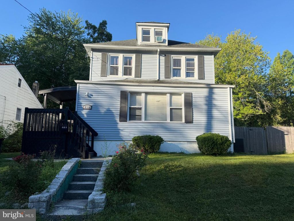 216 GARFIELD AVE, CLEMENTON, NJ 08021 — exterior