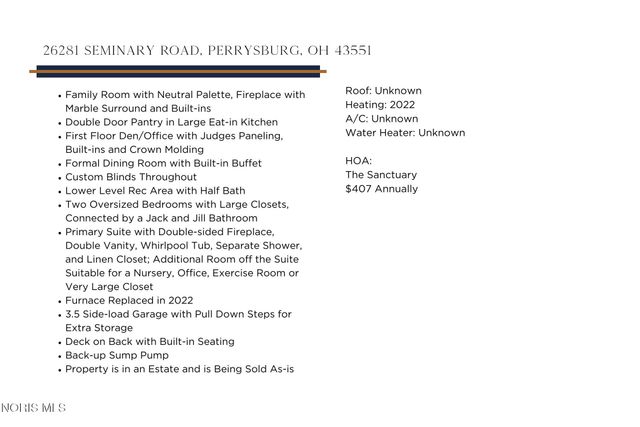 26281 Seminary Road, Perrysburg, OH 43551