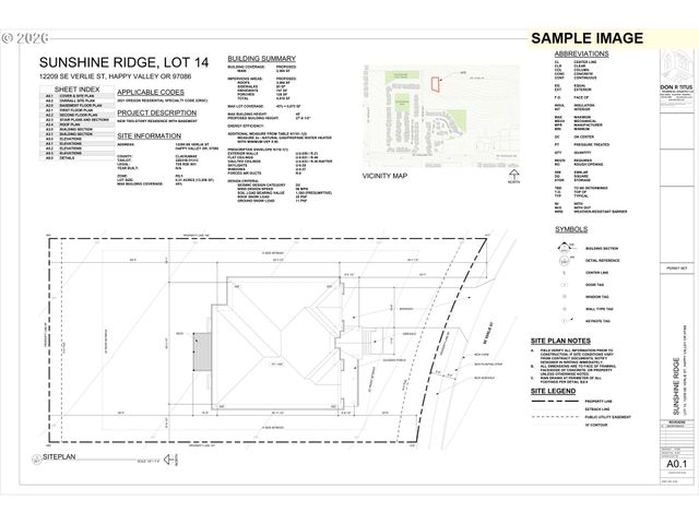 12209 Se VERLIE St Lot 14, Happy Valley, OR 97086