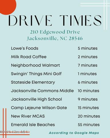 210 Edgewood Drive, Jacksonville, NC 28546