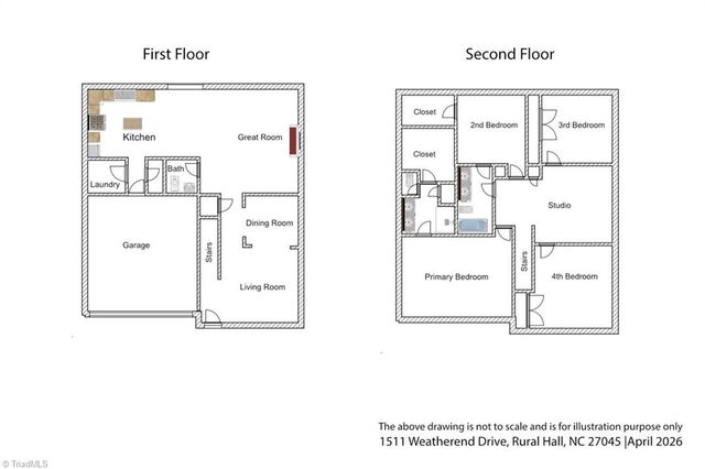 1511 Weatherend Drive, Rural Hall, NC 27045