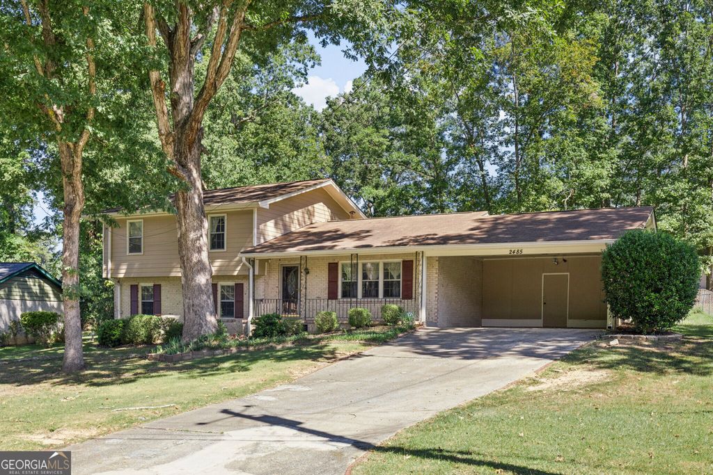 2485 HALLIE MILL Road, Atlanta, GA 30349 — exterior
