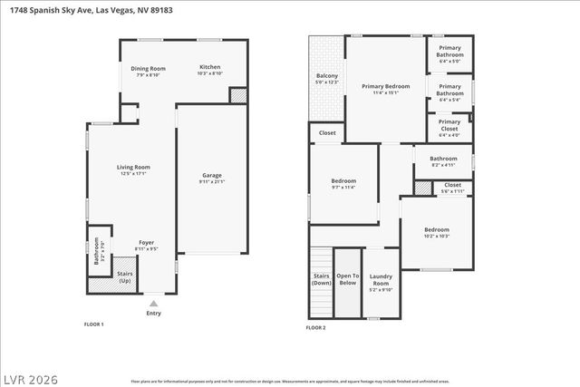 1748 Spanish Sky Avenue, Las Vegas, NV 89183