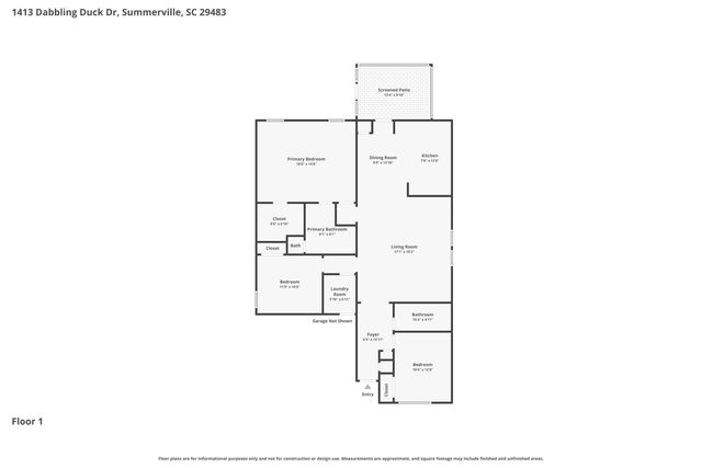 1413 Dabbling Duck Drive, Summerville, SC 29483