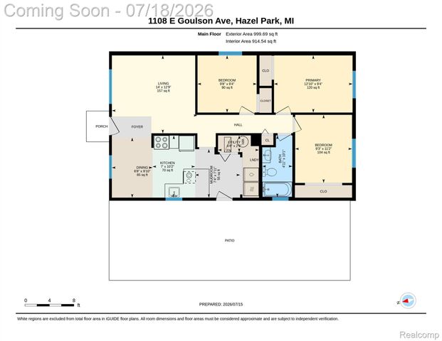 1108 E Goulson Avenue, Hazel Park, MI 48030