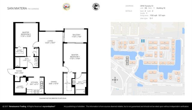 2916 Tuscany Court 106, Palm Beach Gardens, FL 33410