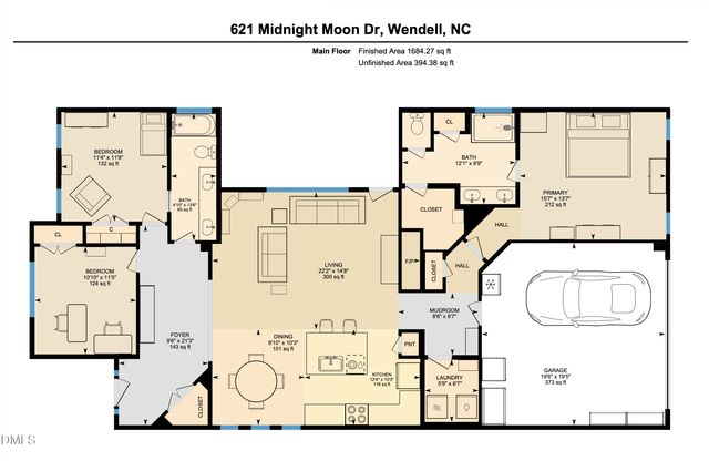 621 Midnight Moon Drive, Wendell, NC 27591