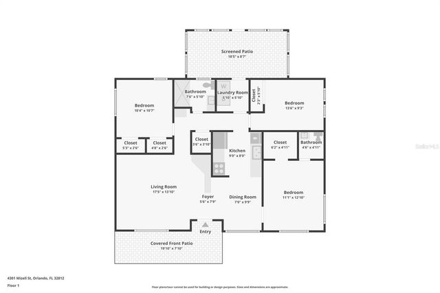 4301 MIZELL STREET, Orlando, FL 32812