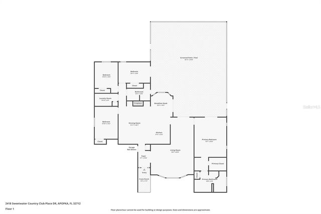 2418 SWEETWATER COUNTRY CLUB PLACE DRIVE, Apopka, FL 32712