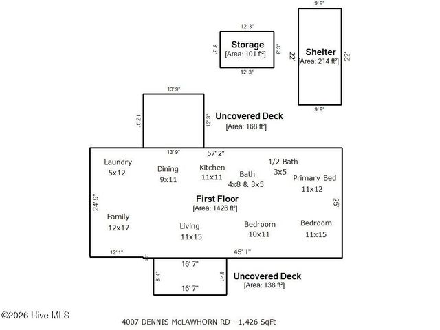 4007 Dennis Mclawhorn Road, Ayden, NC 28513