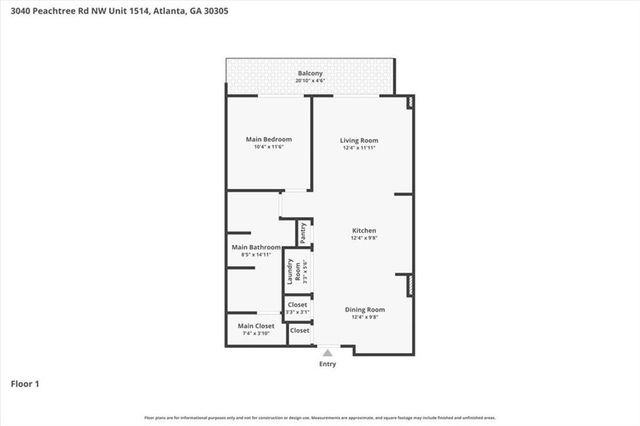 3040 Peachtree Road NW 1514, Atlanta, GA 30305