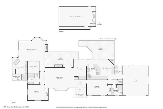 14575 Horseshoe Drive, Saratoga, CA 95070