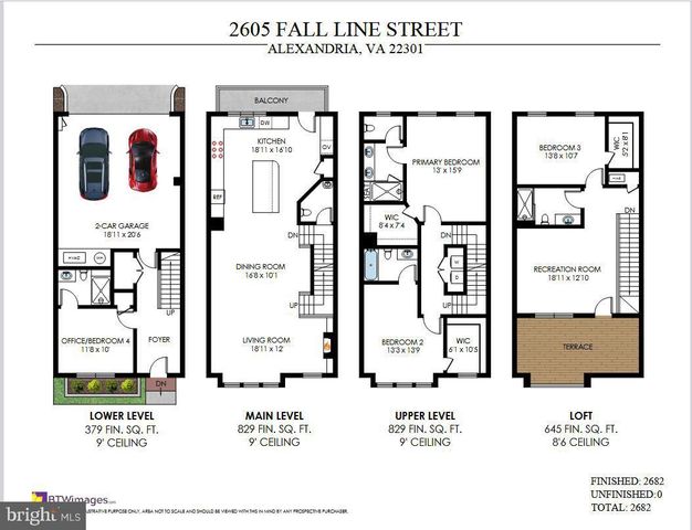 2605 FALL LINE ST, Alexandria, VA 22301