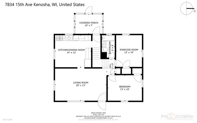 7834 15th AVENUE, Kenosha, WI 53143