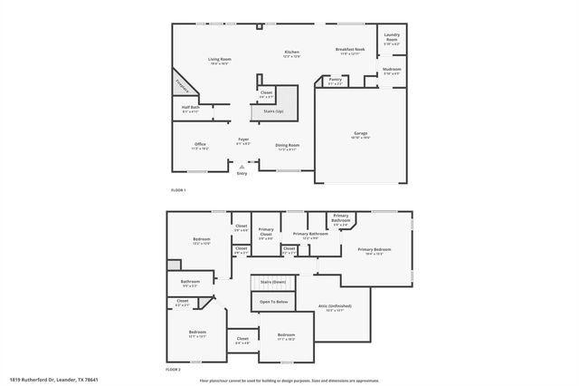 1819 Rutherford DR, Leander, TX 78641