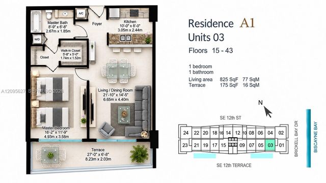 1200 Brickell Bay Drive PH4103, Miami, FL 33131