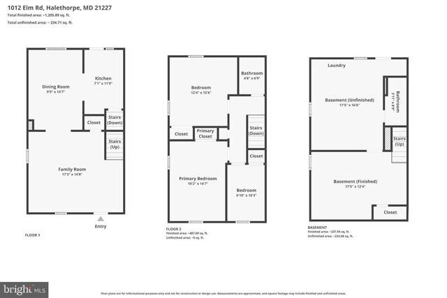 1012 ELM RD, Halethorpe, MD 21227