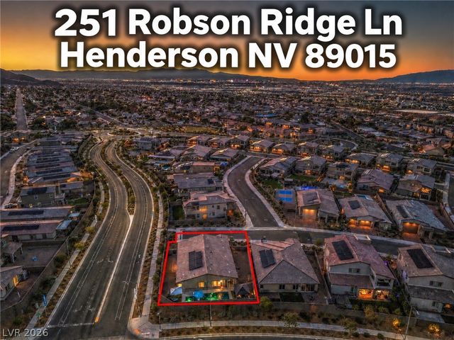 251 Robson Ridge Lane, Henderson, NV 89015