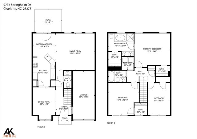 9736 Springholm Drive, Charlotte, NC 28278