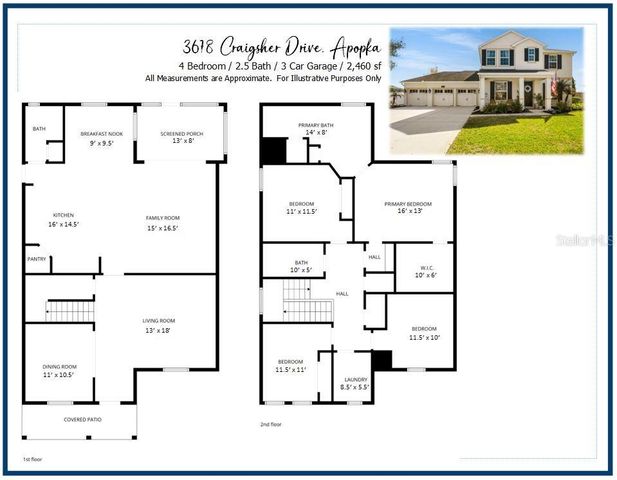 3678 CRAIGSHER DRIVE, Apopka, FL 32712