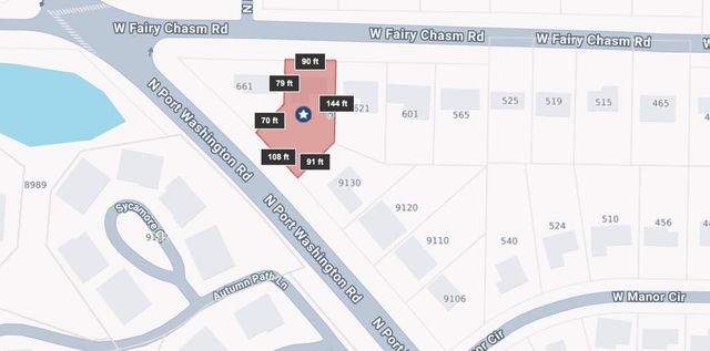 641 W Fairy Chasm ROAD, Bayside, WI 53217