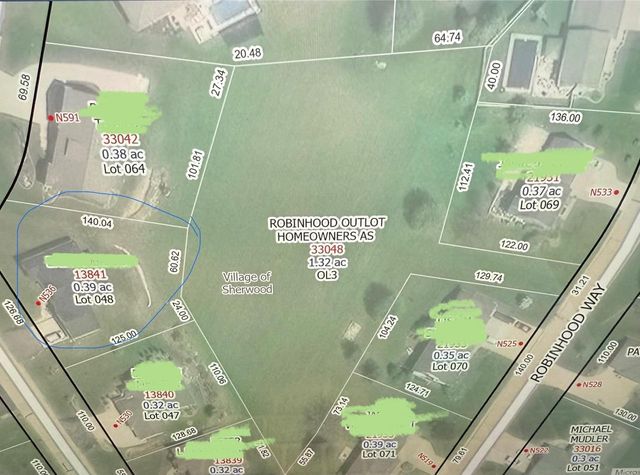 N536 ROBINHOOD DRIVE, Sherwood, WI 54169