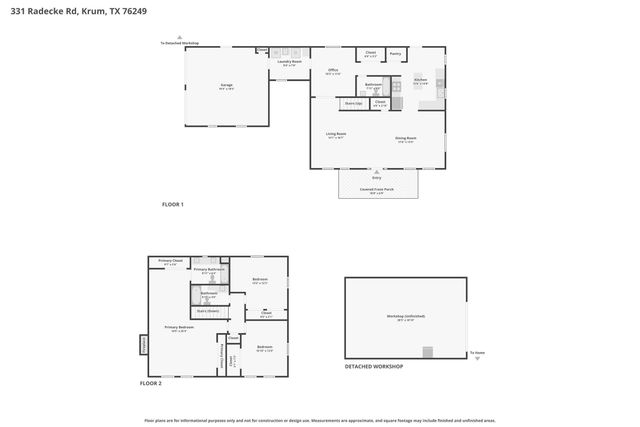 331 Radecke Road, Krum, TX 76249