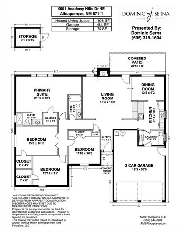 9601 ACADEMY HILLS Drive NE, Albuquerque, NM 87111