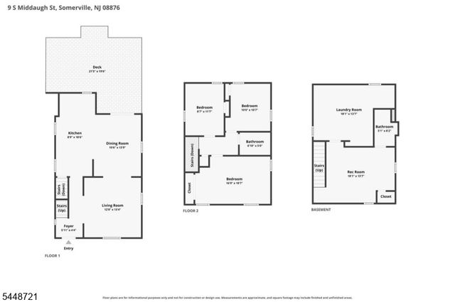 9 S Middaugh St, Somerville Boro, NJ 08876