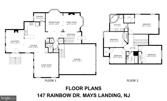 147 RAINBOW DR, Mays Landing, NJ 08330