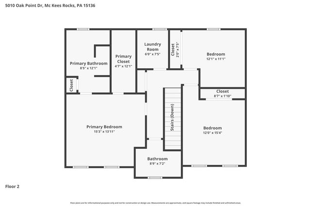 5010 Oak Point Drive, Kennedy Twp, PA 15136