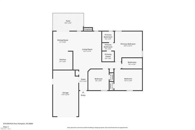 814 Old Point AVE, Hampton, VA 23663