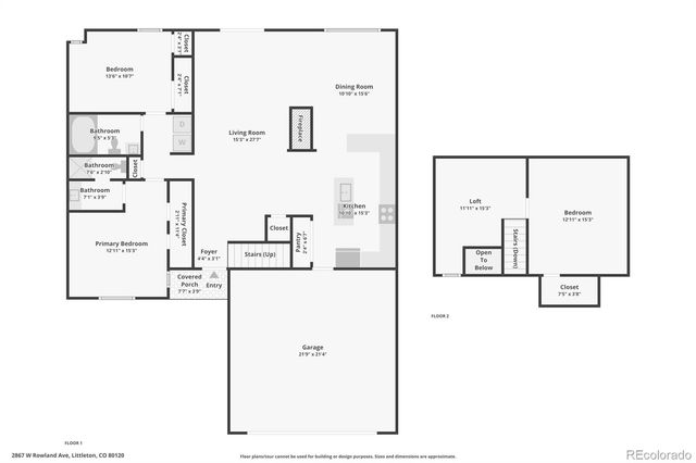 2867 W Rowland Avenue, Littleton, CO 80120