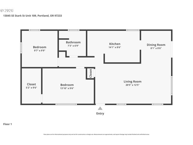 13045 Se STARK St 109, Portland, OR 97233