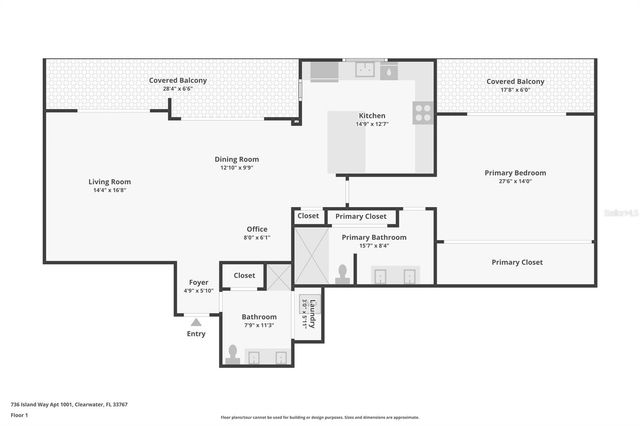 736 ISLAND WAY 1001, Clearwater Beach, FL 33767