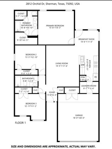 2812 Orchid Drive, Sherman, TX 75092