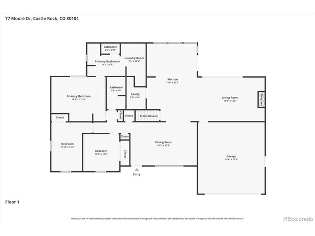 77 Moore Dr, Castle Rock, CO 80104