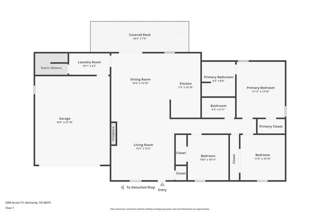 2309 Arrow Trl, Monterey, TN 38574