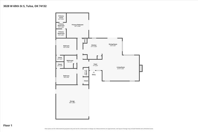 3028 W 69th Street, Tulsa, OK 74132