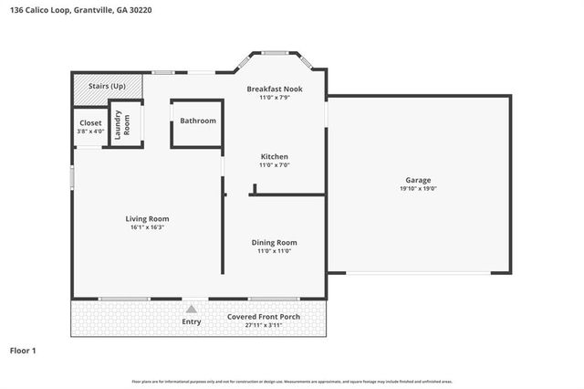 136 Calico Loop, Grantville, GA 30220