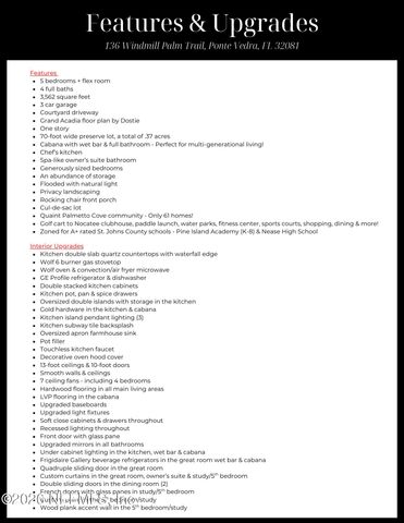 136 WINDMILL PALM Trail, Ponte Vedra, FL 32081