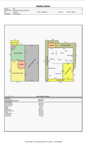 202 Dr Hugh St Martin Drive, Chauvin, LA 70344