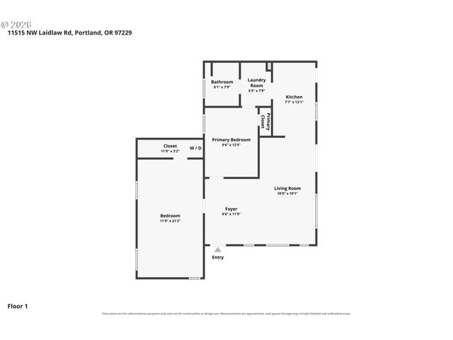 11515 Nw LAIDLAW Rd, Portland, OR 97229