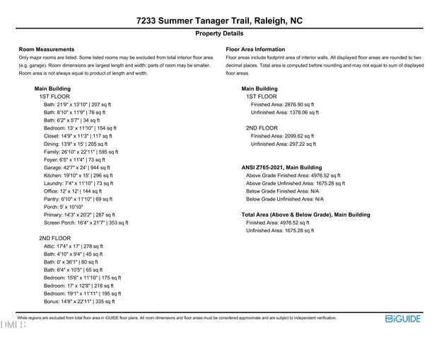 7233 Summer Tanager Trail, Raleigh, NC 27614