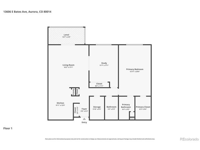 13606 E Bates Ave 202-204, Aurora, CO 80014